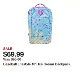 Dick's Sporting Goods Baseball Lifestyle 101 Ice Cream Backpack offer