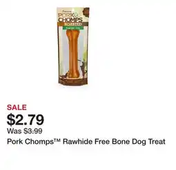 Petsmart Pork Chomps Rawhide Free Bone Dog Treat offer