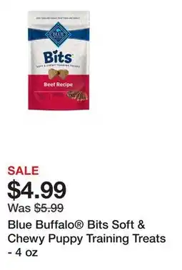 Petsmart Blue Buffalo Bits Soft & Chewy Puppy Training Treats - 4 oz offer