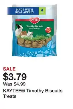Petsmart KAYTEE Timothy Biscuits Treats offer