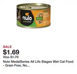 Petsmart Nulo MedalSeries All Life Stages Wet Cat Food - Grain Free, No Corn, Wheat & Soy, 3 Oz offer