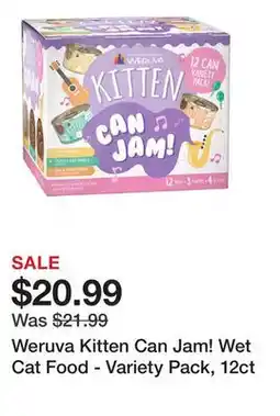 Petsmart Weruva Kitten Can Jam! Wet Cat Food - Variety Pack, 12ct offer