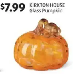 Aldi Kirkton house glass pumpkin offer
