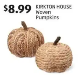 Aldi Kirkton house woven pumpkins offer