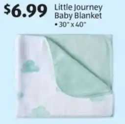 Aldi Little journey baby blanket offer