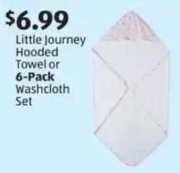 Aldi Little journey hooded towel or washcloth set offer