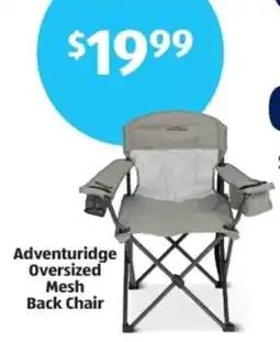Aldi Adventuridge oversized mesh back chair offer