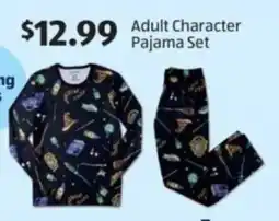 Aldi Adult character pajama set offer