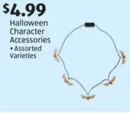 Aldi Halloween character accessories offer