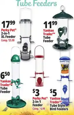 Ocean State Job Lot Tube Bird Feeders offer