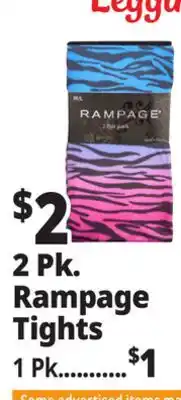 Ocean State Job Lot 2 Pk. Rampage Tights offer