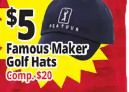 Ocean State Job Lot Famous Maker Golf Hats offer