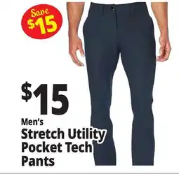 Ocean State Job Lot Men's Stretch Utility Pocket Tech Pants offer