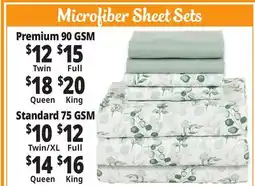 Ocean State Job Lot Microfiber Sheet Sets offer
