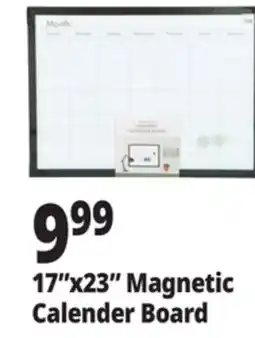 Ocean State Job Lot 17x23 Magnetic Calender Board offer
