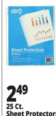 Ocean State Job Lot Office Direct Sheet Protectors 25-Count offer