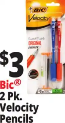 Ocean State Job Lot BIC Velocity Mechanical Pencils 2-Count offer