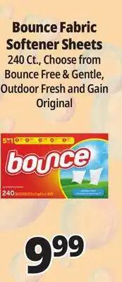 Ocean State Job Lot Bounce Fabric Softener Sheets offer