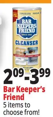 Ocean State Job Lot Bar Keepers Friend Multipurpose Cooktop Cleaner 13 oz offer