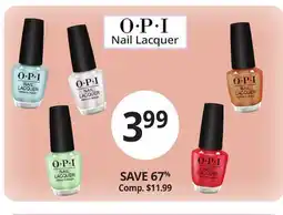 Ocean State Job Lot O.P.I Nail Lacquer offer