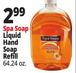 Ocean State Job Lot Spa Soap Liquid Hand Soap Refill offer