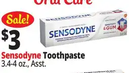 Ocean State Job Lot Sensodyne Toothpaste offer