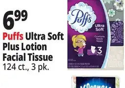 Ocean State Job Lot Puffs Ultra Soft Plus Lotion Facial Tissue offer