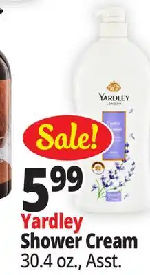 Ocean State Job Lot Yardley Shower Cream offer