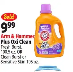 Ocean State Job Lot Arm & Hammer Plus Oxi Clean Stain Fighters Detergent 100.5 oz offer