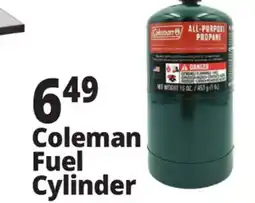 Ocean State Job Lot Coleman Fuel Cylinder offer