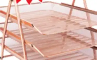 Ocean State Job Lot 3 Tier Rose Gold File Tray offer