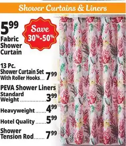 Ocean State Job Lot Shower Curtains & Liners offer