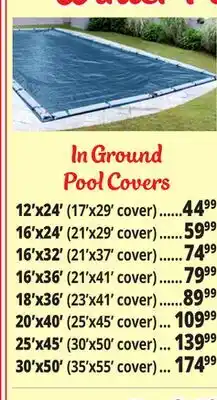 Ocean State Job Lot In Ground Pool Covers offer