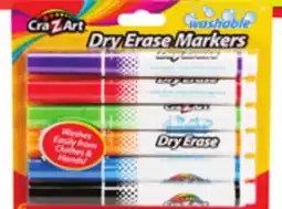 Ocean State Job Lot Cra-Z-Art Washable Dry Erase Markers 6-Piece offer
