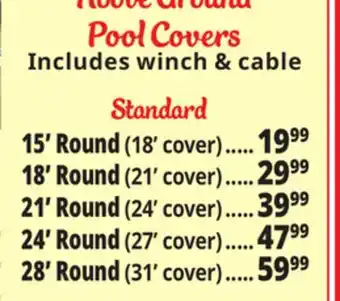 Ocean State Job Lot Above Ground Pool Covers offer