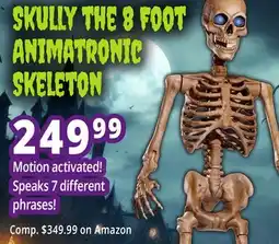 Ocean State Job Lot Skully the 8ft. Animatronic Skeleton offer