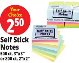 Ocean State Job Lot Assorted Color Sticky Notes 500 Sheets offer