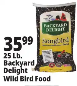 Ocean State Job Lot Backyard Delight Songbird Food 25 lbs offer