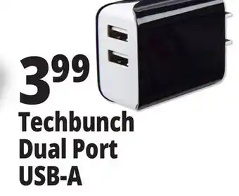 Ocean State Job Lot TechBunch Dual USB Wall Charger offer