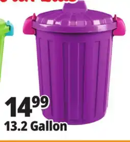 Ocean State Job Lot HemiCasa Large Oscar Bin with Lid and Handles offer