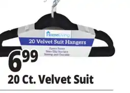 Ocean State Job Lot HomeLiving Velvet Suit Hangers 20 Count offer