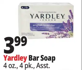 Ocean State Job Lot Yardley London Oatmeal & Almond Bar Soap 4 Count offer