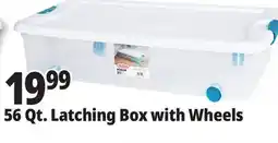 Ocean State Job Lot Sterilite Wheeled Latch Top Storage Box 56 Qt offer