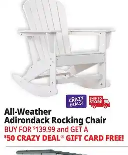 Ocean State Job Lot Adirondack Chairs offer