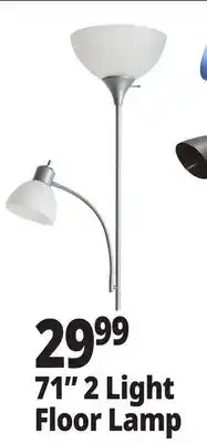 Ocean State Job Lot 71 2 Light Floor Lamp offer