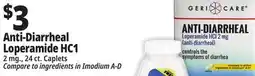 Ocean State Job Lot Geri-Care 2 mg Loperamide HCI Anti-Diarrheal Caplets 24 Caplets offer