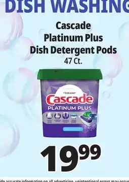 Ocean State Job Lot Cascade Platinum Plus Dishwasher Pods 47 Ct offer
