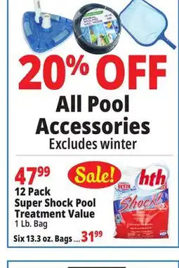 Ocean State Job Lot All Pool Accessories offer