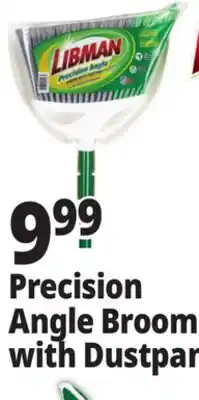Ocean State Job Lot Libman Precision Angle Broom with Dustpan offer