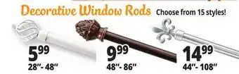 Ocean State Job Lot Decorative Window Rod offer